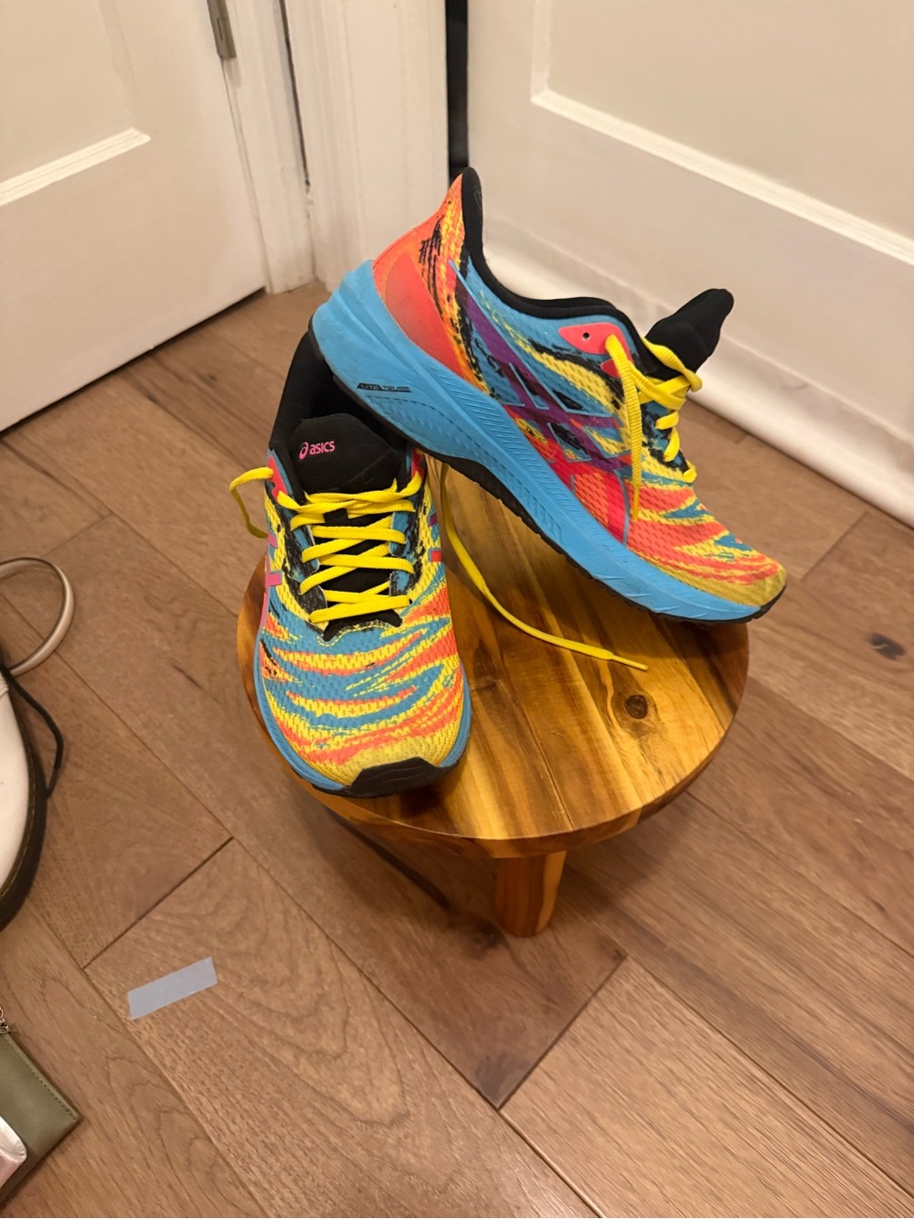ASICS Multicolor Sneakers - Blue, Yellow & Orange